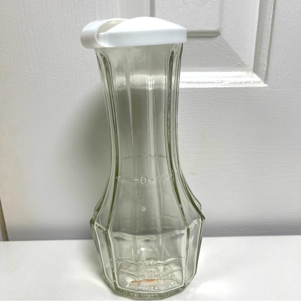 VINTAGE GOOD‎ SEASONS CRUET BOTTLE RIBBED DESIGN PLASTIC TOP INTACT bx